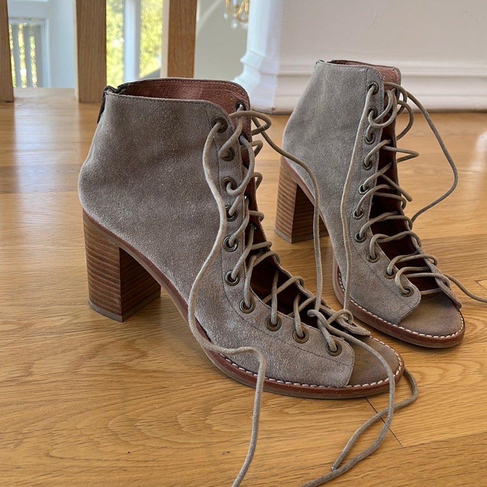 JEFFREY CAMPBELL pair of suede shoes